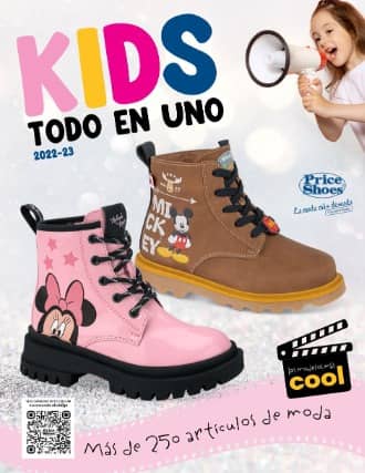 price shoes todo en uno kids oi 2022 mexico