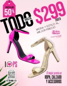 price shoes todo hasta 299 primavera verano 2023 mexico