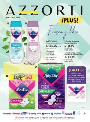 catalogo azzorti plus campaña 1 2025 peru