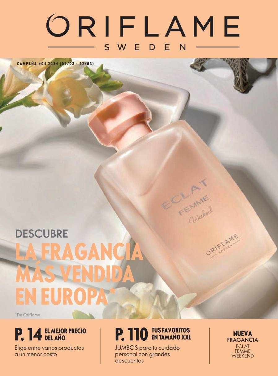 ORIFLAME CAMPAÑA 4 2024 COLOMBIA